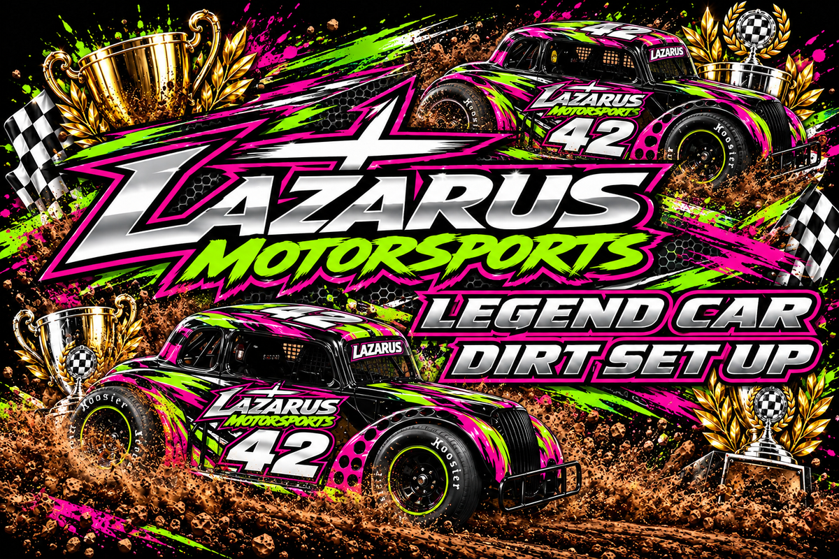 Legend Car Dirt Set Up With Suspension Placement