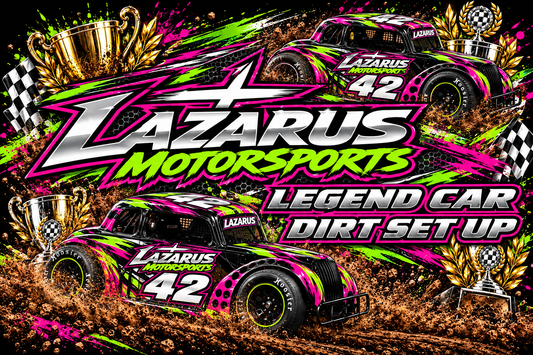 Legend Car Dirt Set Up With Suspension Placement