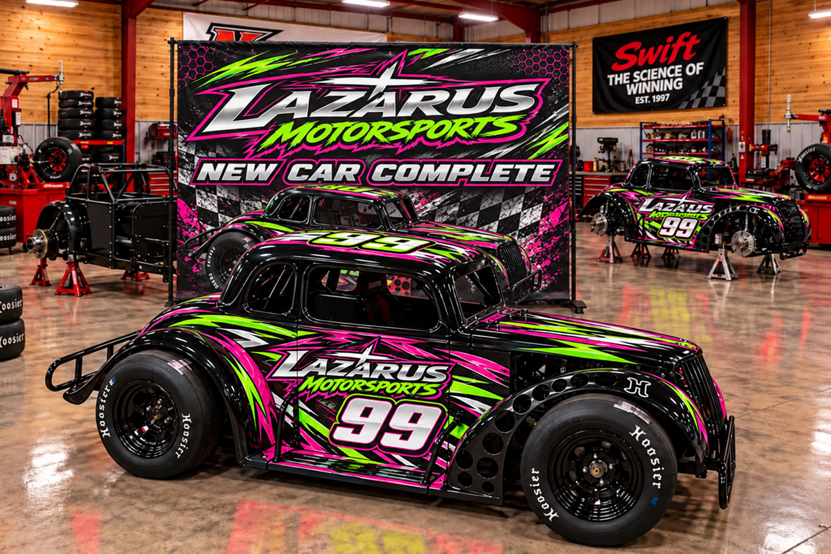 New Lazarus Motorsports Legend Car Complete Ranging From 27,500 to 30,500